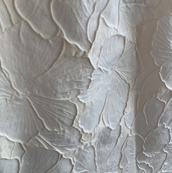 Banana Republic Jacquard cream dress - Picture 3 of 4